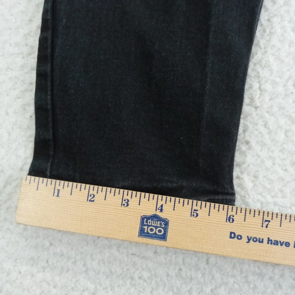 Old Navy Womens Black High Rise Wow Straight Jeans Size 14 Short Stretch Denim